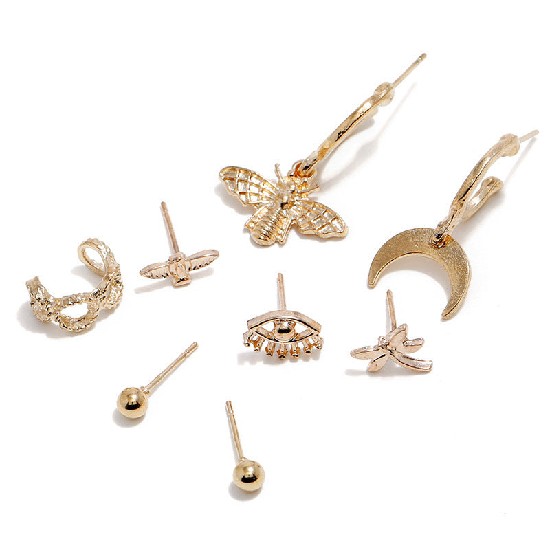 Insect Hoop Earrings Jewelry