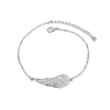 Sterling silver 925 angel wings bracelet women