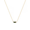 Twelve Birthstone Necklace Women's Simple Color Gem Necklace