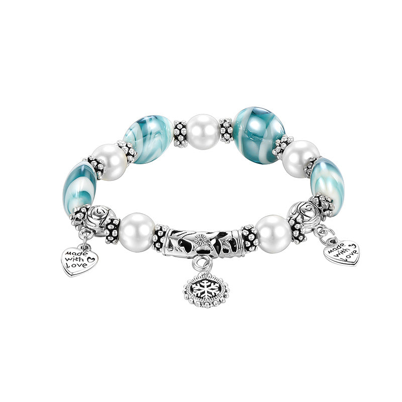 Fashion Long Bracelet All-match Pure Color Alloy Jewelry