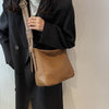 Wide Shoulder Strap Large Capacity Simple Fashion Female Bags