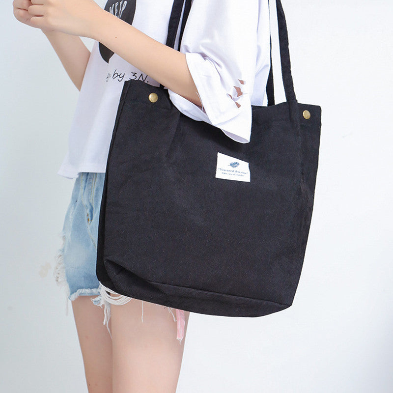 Source Manufacturers Korean Version Of The Trend Of Thickened Diagonal Canvas Ladies Bags