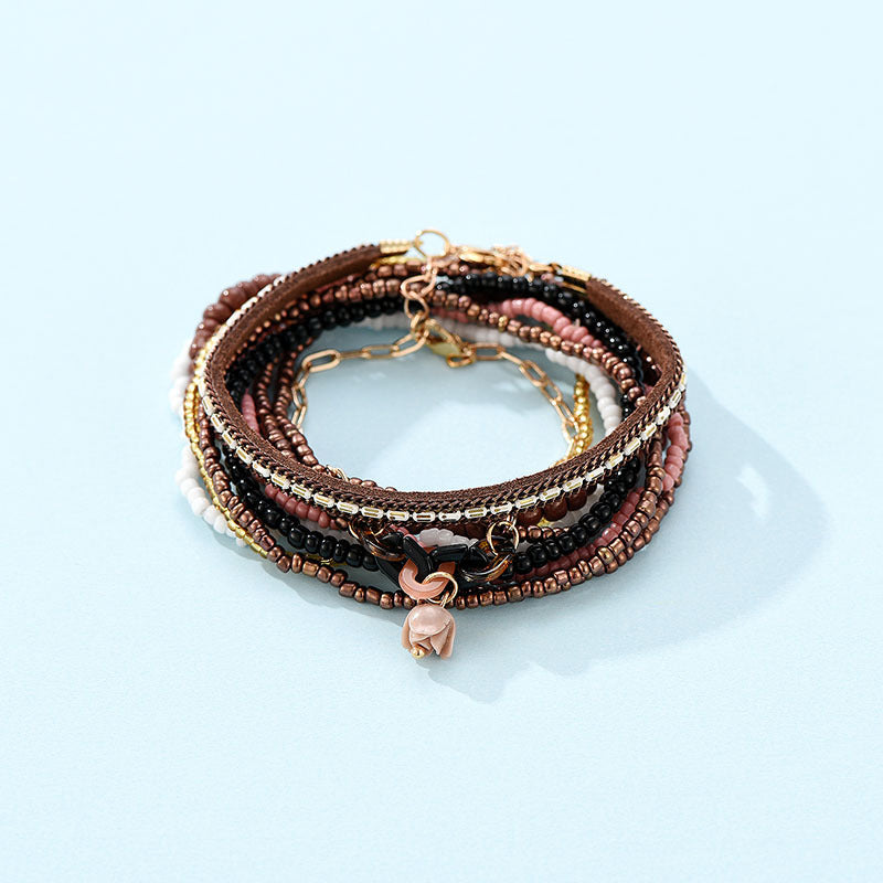Personalized Solid Color Dual-use Short Bracelet