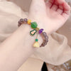 Smoke Mauve Jade Agate Bracelet For Women