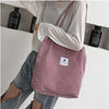Source Manufacturers Korean Version Of The Trend Of Thickened Diagonal Canvas Ladies Bags