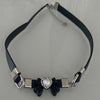 Love Heart Bow Tie Black Necklace Necklace