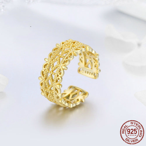 Adjustable 925 Sterling Silver Ring