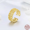 Adjustable 925 Sterling Silver Ring