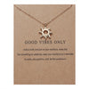 Sun alloy necklace