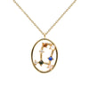 Necklace Ins Twelve Constellation Necklace Women's Exquisite Niche
