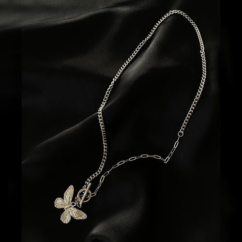Popular Elements Necklace Simple Butterfly Single Layer Necklace