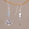 High-grade Vintage Lotus Earrings