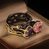 Zircon ring gold plated ladies ring