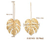 Fashion Simple Petal Lotus Leaf Punk Earrings