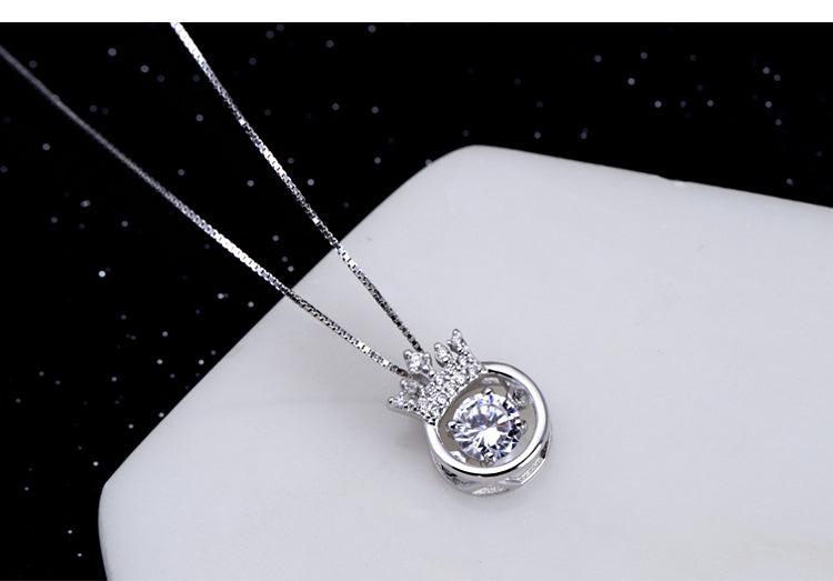 Beating heart necklace