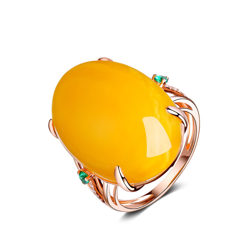 18k Rose Gold PlatedBeeswax Ring