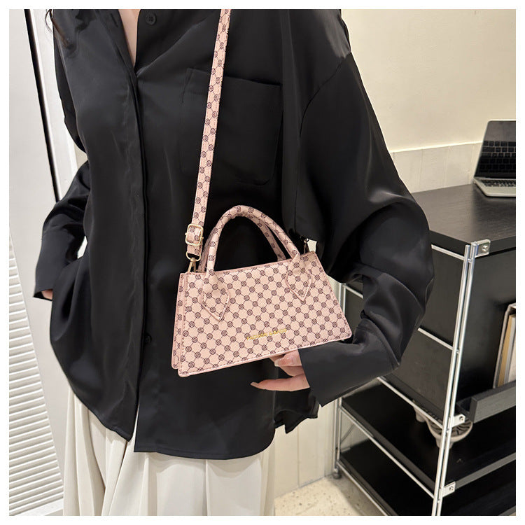 Portable Simplicity Fashionable Retro Casual Plaid Shoulder Messenger Bag For Women
