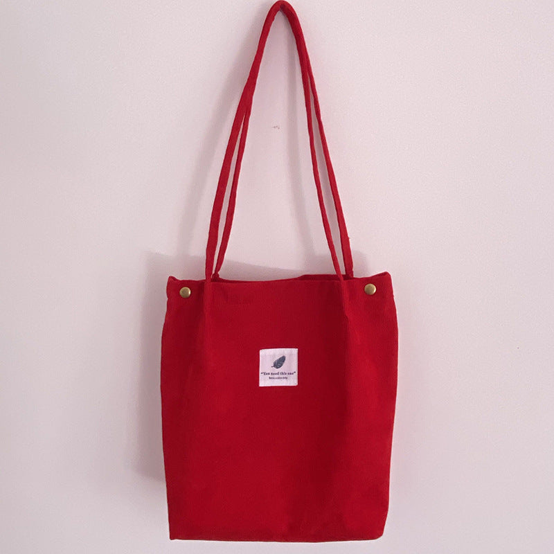 Source Manufacturers Korean Version Of The Trend Of Thickened Diagonal Canvas Ladies Bags