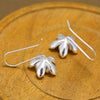 Copper Earrings Fashion Flower Lotus