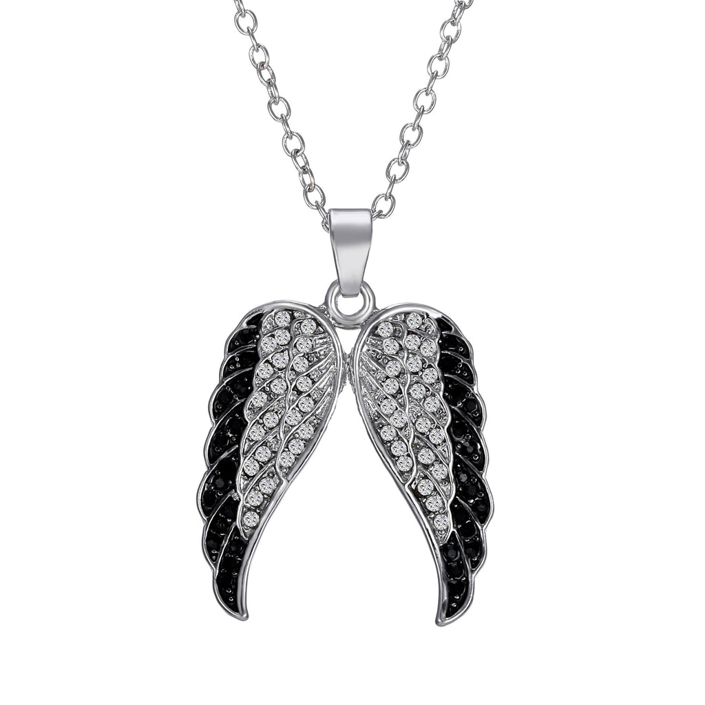 Angel Wing Necklace Butterfly Cross Necklace