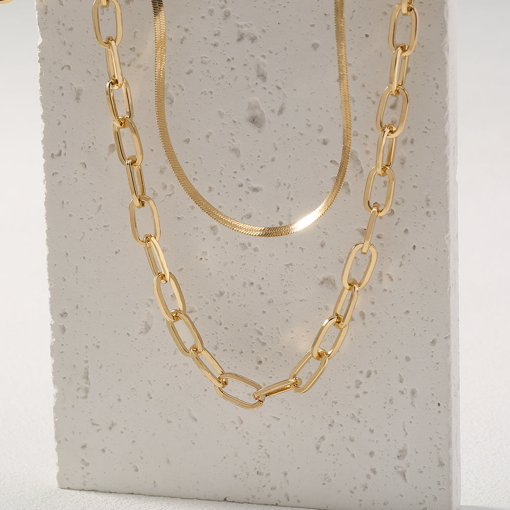 Europe And The United States Cross-border Jewelry, Multi-layer Fashion, Sexy Street-style Necklaces Ins Women