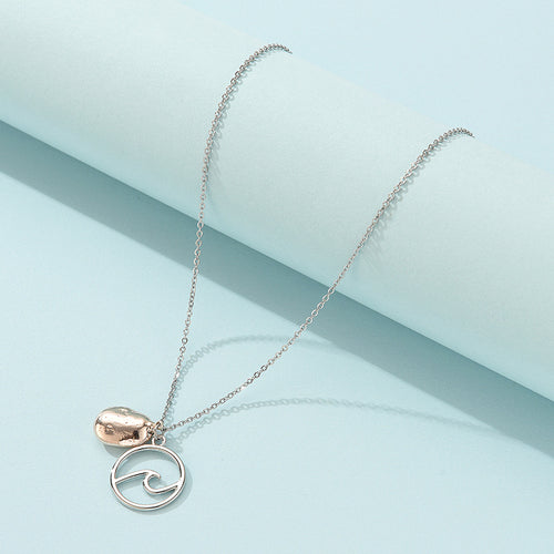 Fashion New Ladies Alloy Necklace Geometric Alloy Necklace