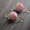 Women's Fashion Simple Lotus Shape Earrings