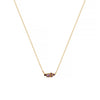 Twelve Birthstone Necklace Women's Simple Color Gem Necklace