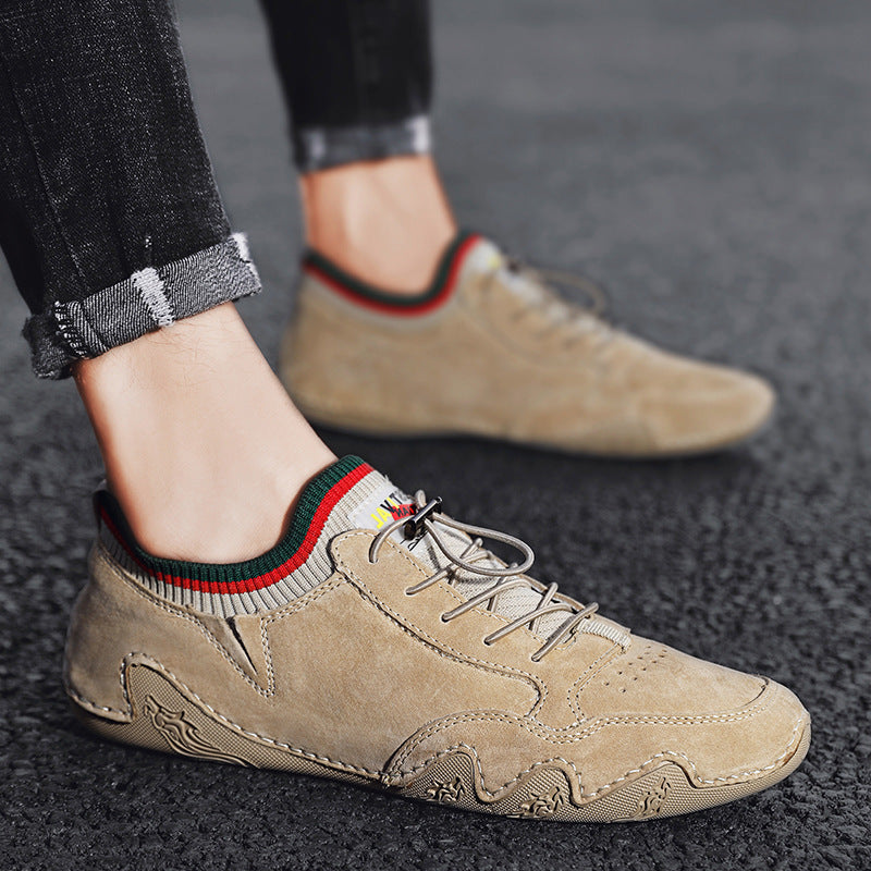 Autumn New Cold Sticky Shoes For Men One Foot Loose