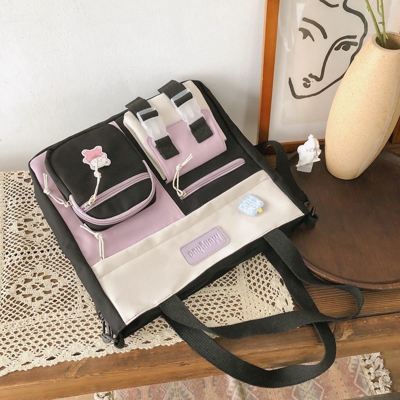 Women's All-match Large Capacity Canvas Bag Messenger