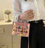 Letter Printing Large Capacity Fashion Laser Small Women's Handbag