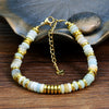 Dopamine Color Natural Stone Beaded Bracelet