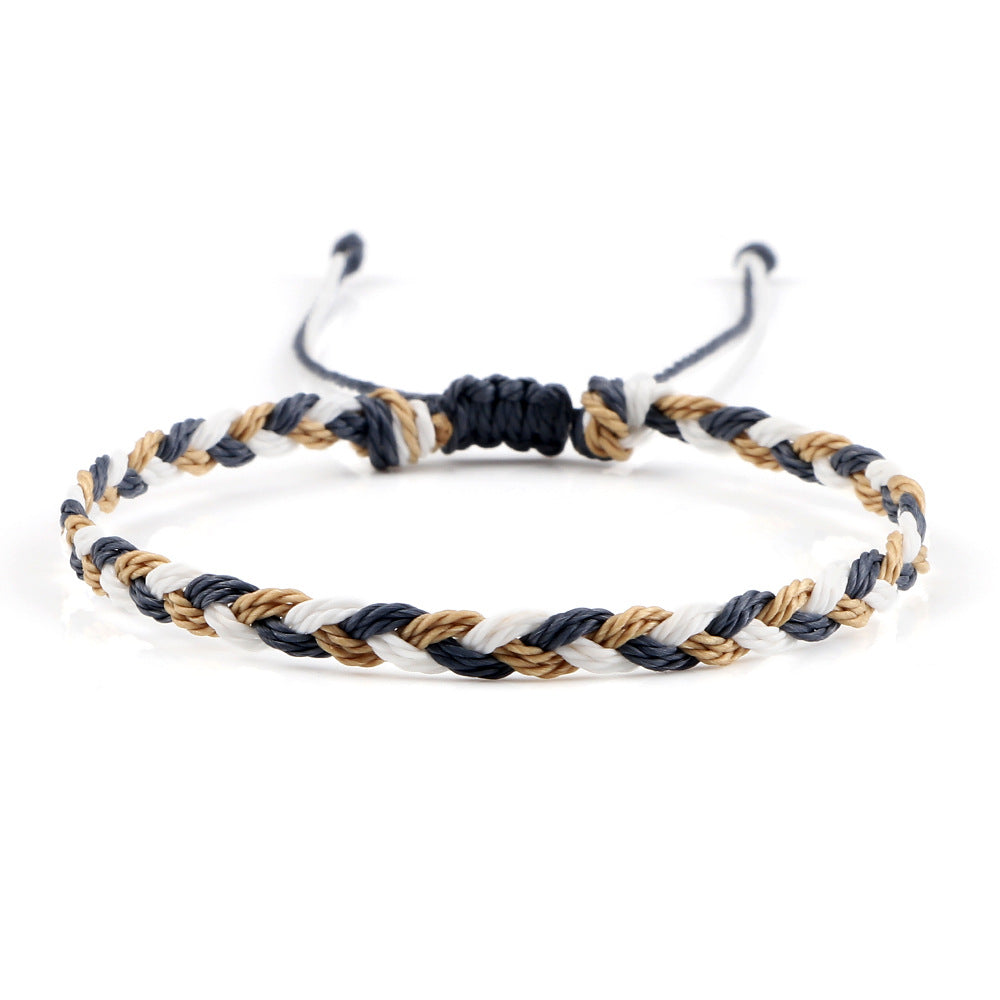 Women's Twist Weave Bracelet Dopamine Color