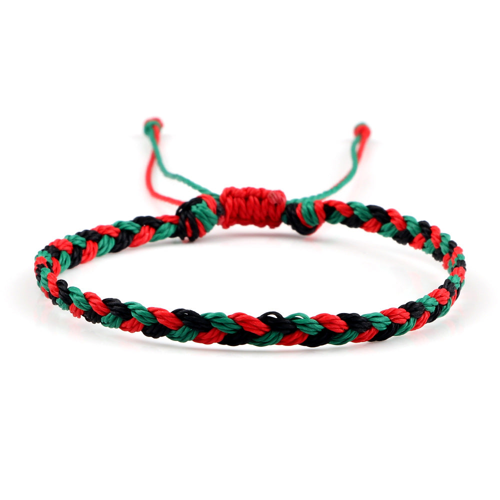 Women's Twist Weave Bracelet Dopamine Color