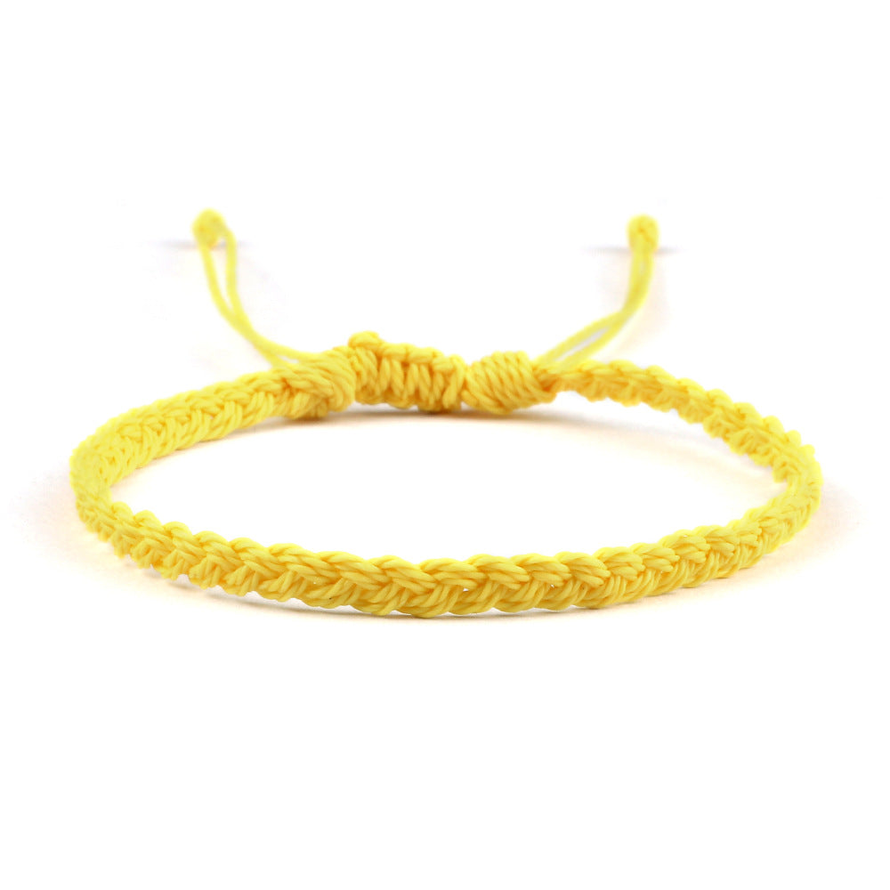 Women's Twist Weave Bracelet Dopamine Color