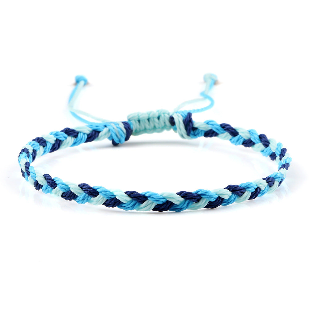 Women's Twist Weave Bracelet Dopamine Color