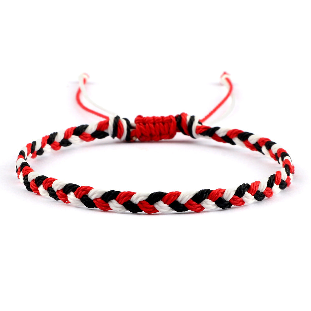 Women's Twist Weave Bracelet Dopamine Color