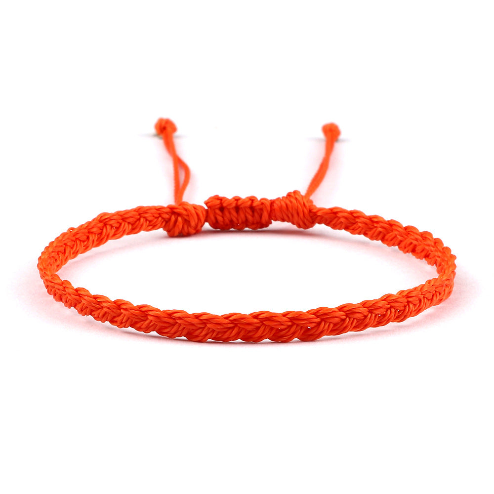 Women's Twist Weave Bracelet Dopamine Color