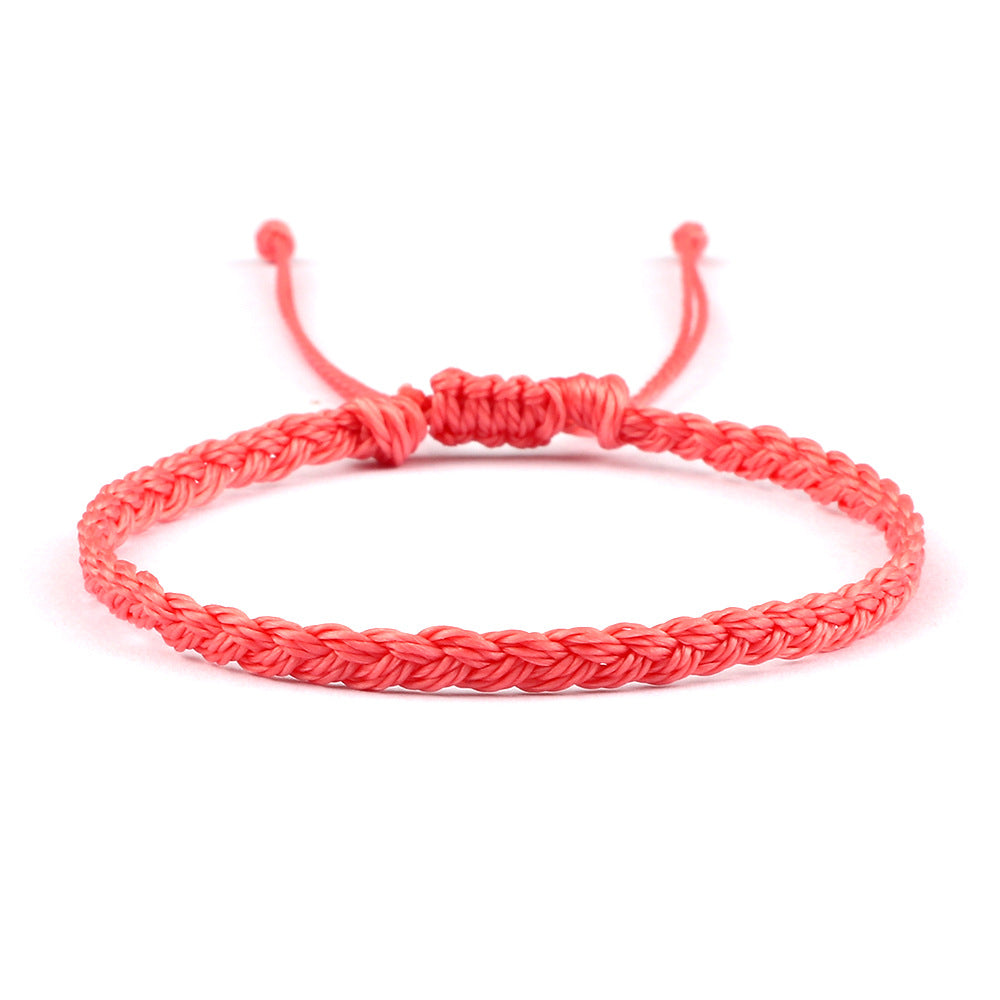 Women's Twist Weave Bracelet Dopamine Color