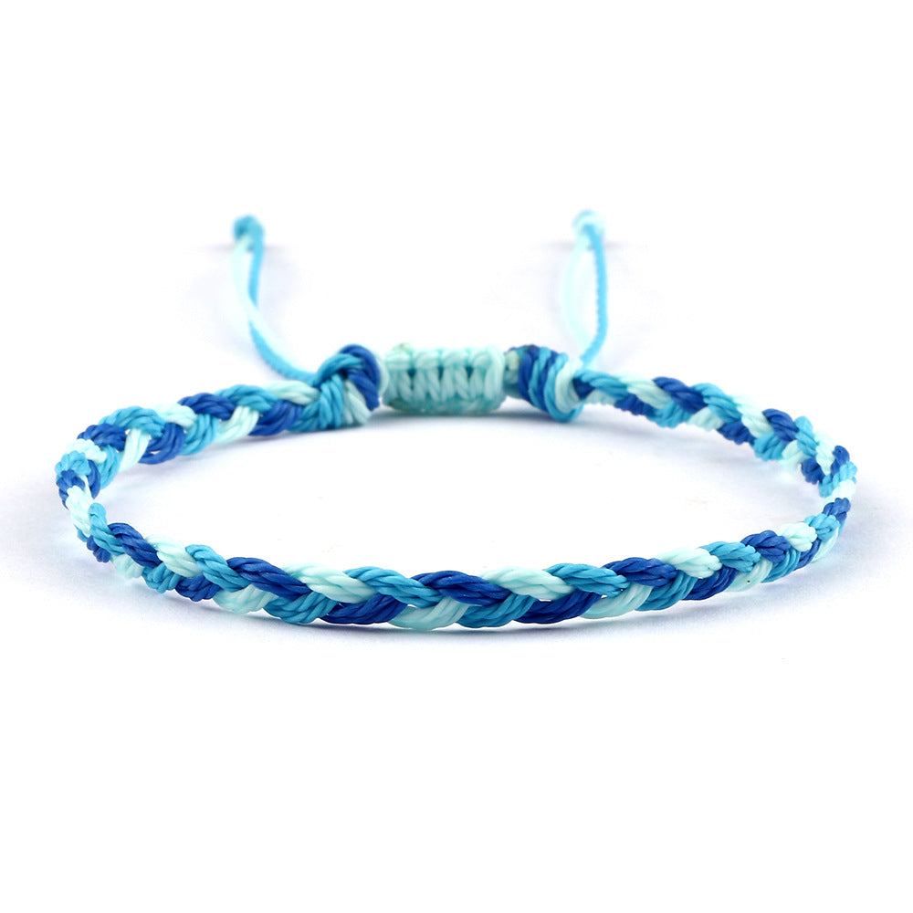 Women's Twist Weave Bracelet Dopamine Color