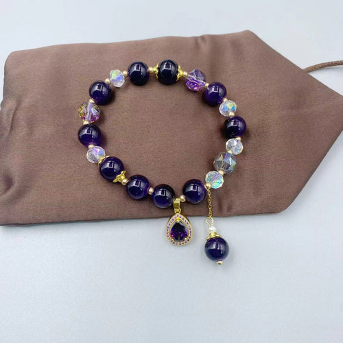 Fashion Lavender Romantic Amethyst Bracelet For Women