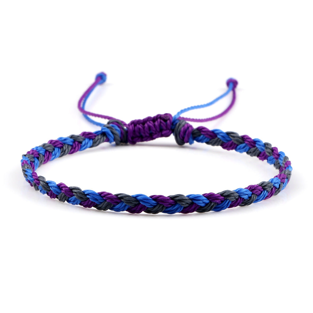 Women's Twist Weave Bracelet Dopamine Color