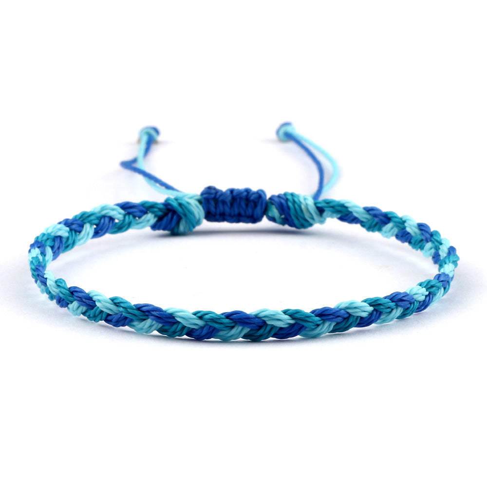 Women's Twist Weave Bracelet Dopamine Color