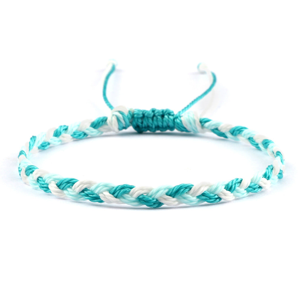 Women's Twist Weave Bracelet Dopamine Color