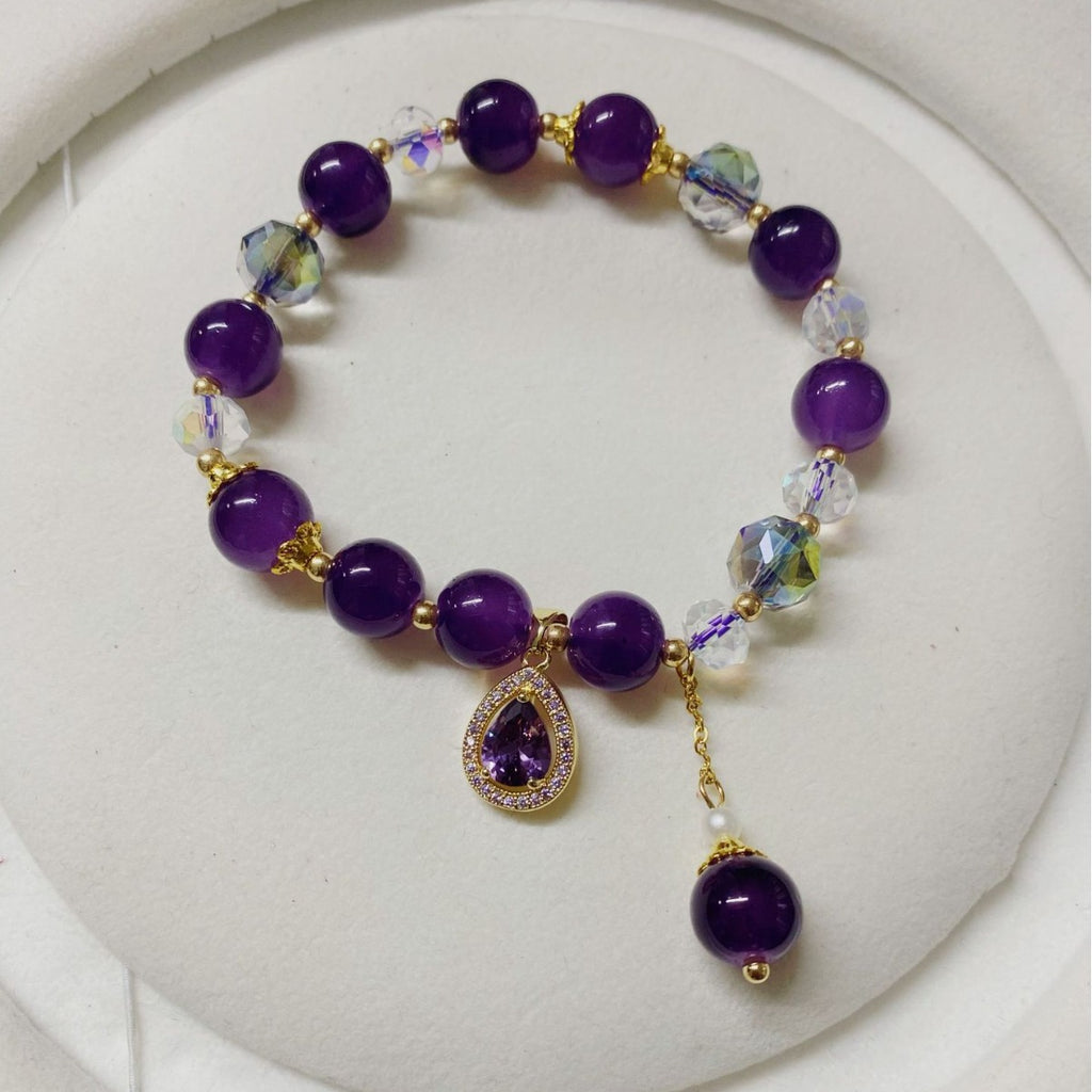 Fashion Lavender Romantic Amethyst Bracelet For Women