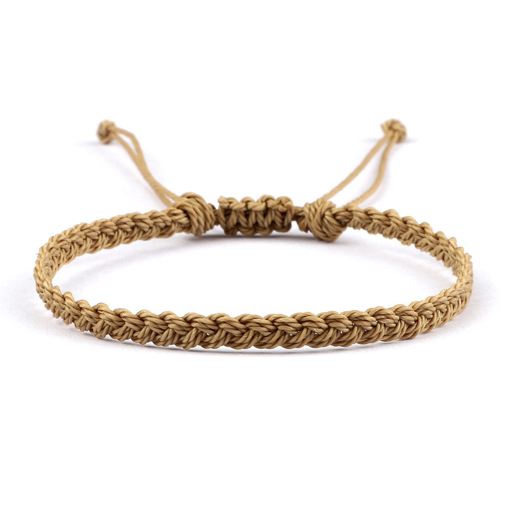 Women's Twist Weave Bracelet Dopamine Color