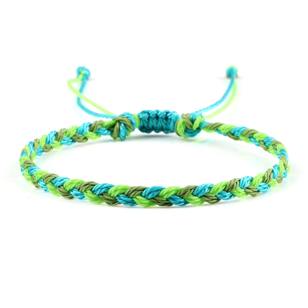 Women's Twist Weave Bracelet Dopamine Color