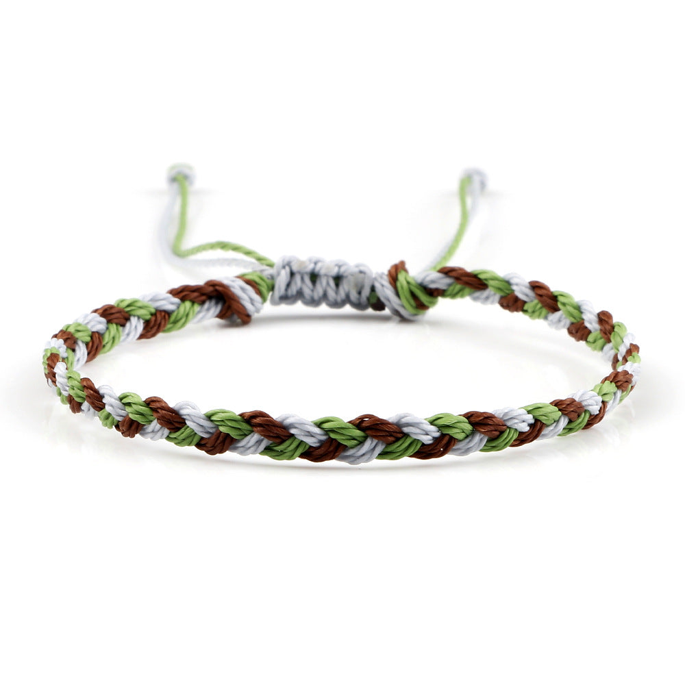 Women's Twist Weave Bracelet Dopamine Color