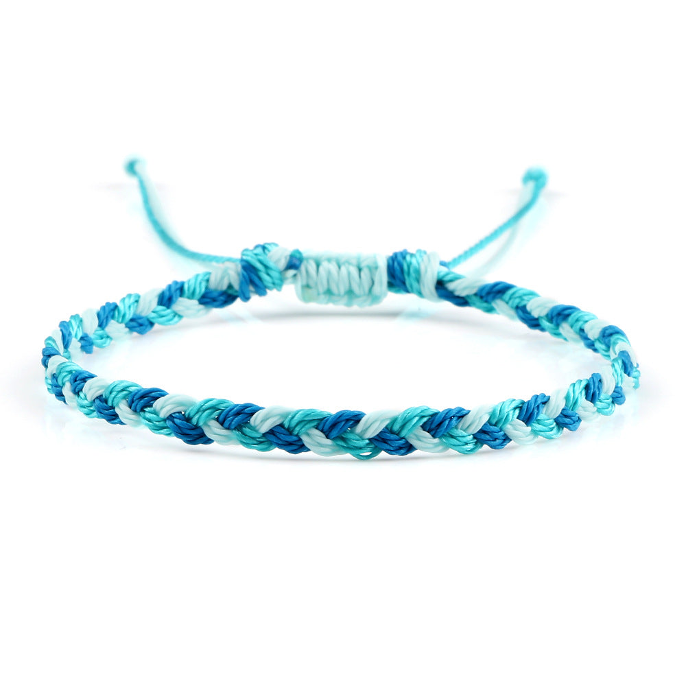 Women's Twist Weave Bracelet Dopamine Color