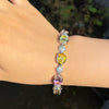 18K Gold Color Diamond Zircon Bracelet For Women